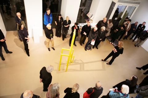 Ausstellungser&ouml;ffnung &bdquo;Reduktion + Emotion&ldquo;, zs art galerie, Wien, 2024, Foto: Katharina F.-Ro&szlig;both www.rossboth.at, courtesy zs art galerie